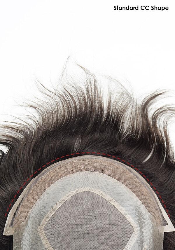 Fine Mono with Thin Skin and Lace Front Stock Hair System