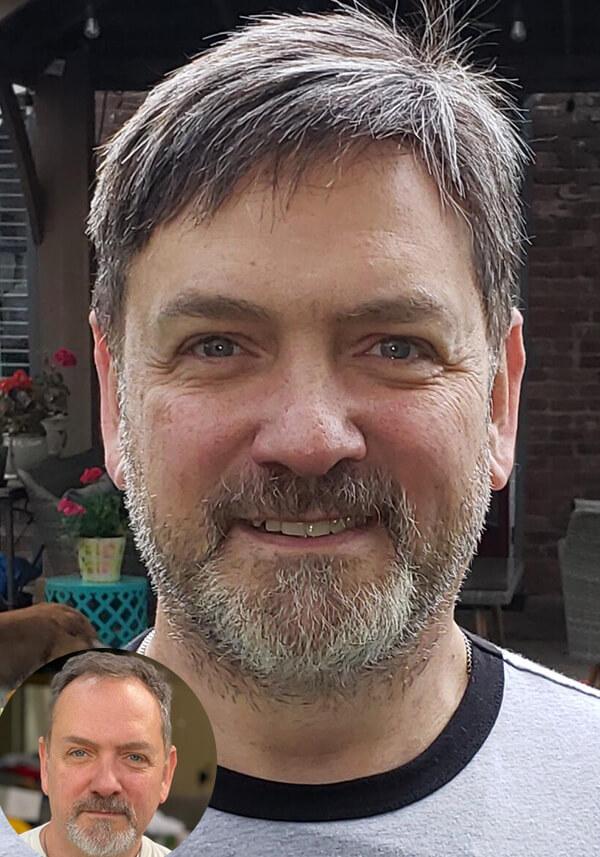 hair system customer real look