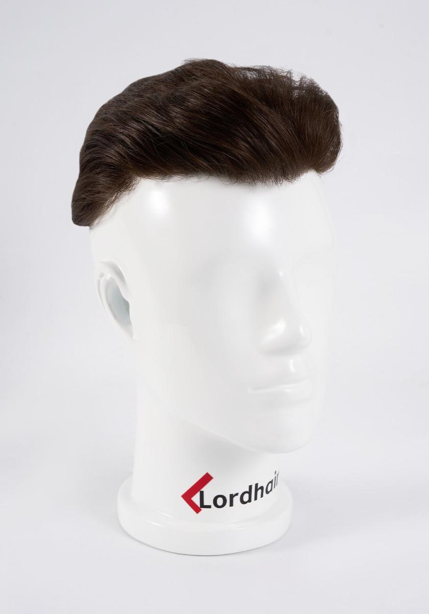 Highlighted Slicked Back Hairstyle
