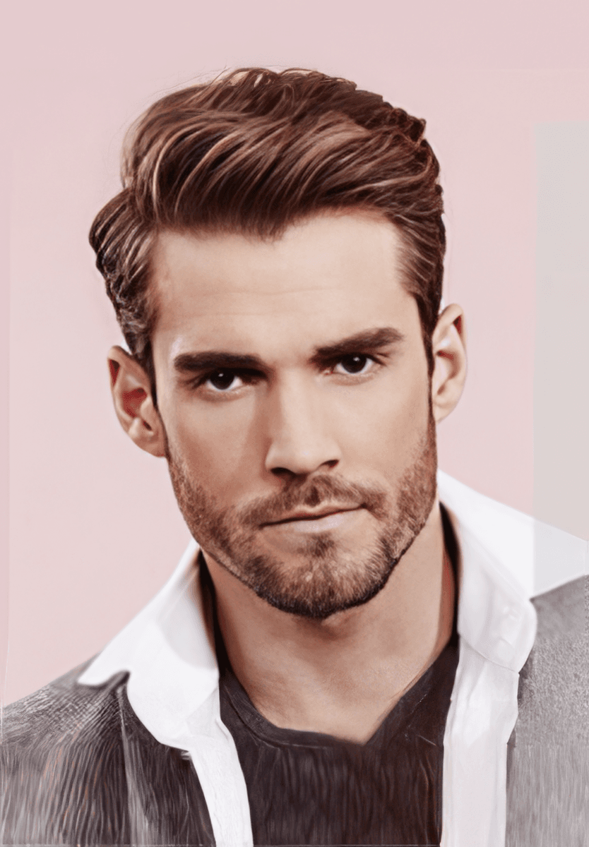 Hairpiece with Short Quiff Hairstyle