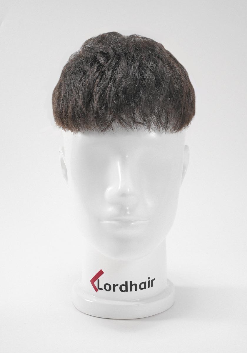 Men's Hair System with Low Fade Cut Hairstyle