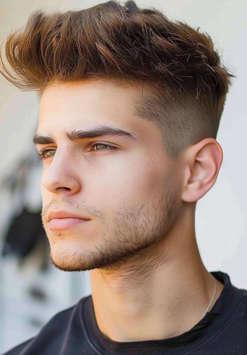 Hairpiece with Modern Undercut 