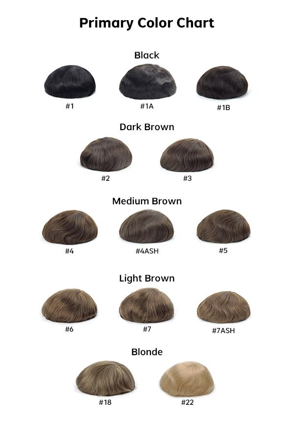 Lordhair Primary Color Chart