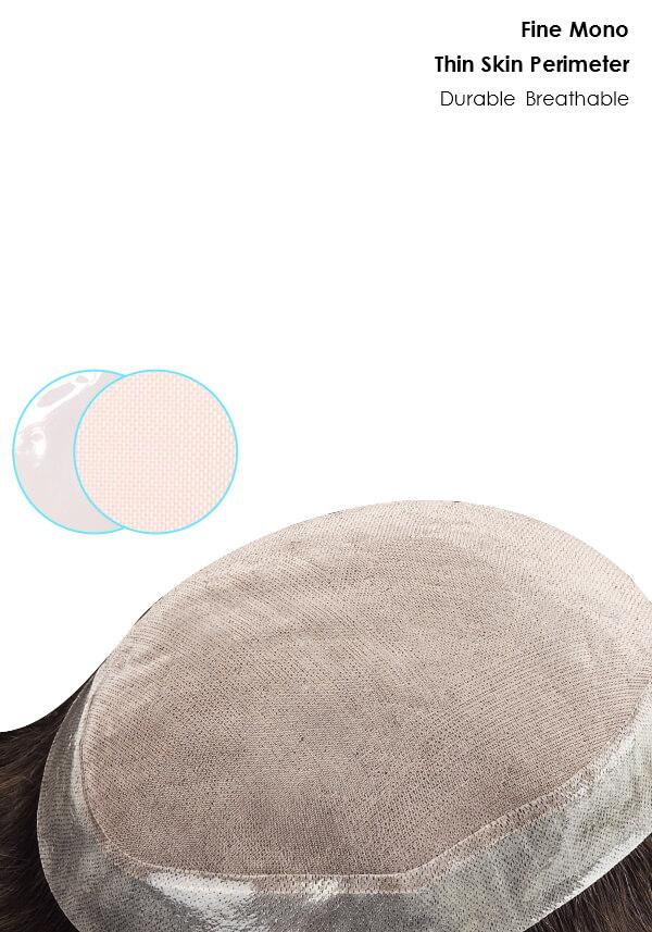 Fine Welded Mono with Thin Skin Hair Replacement System