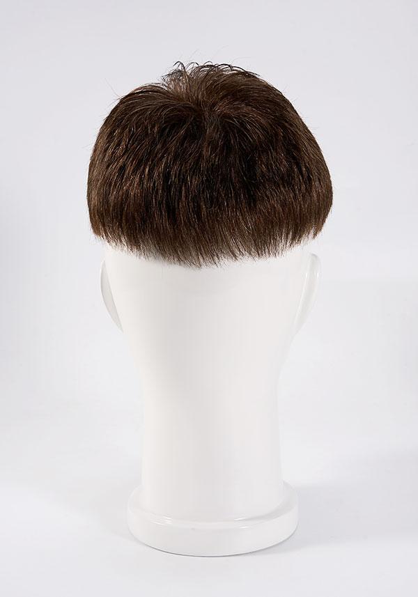 Hair System with Short Messy Hairstyle