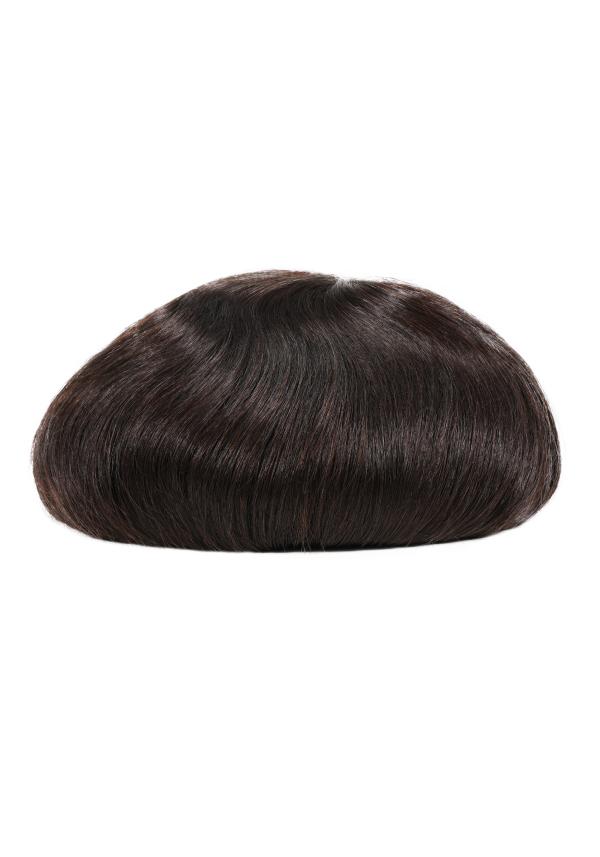 Full Swiss Lace Men’s Hair System with Light Density European Hair