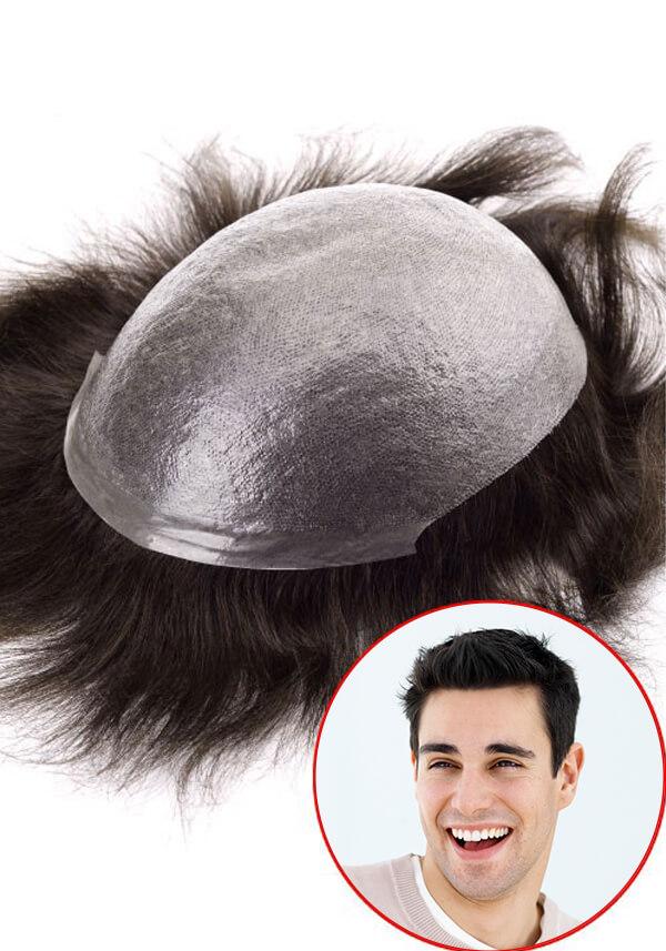 Super Thin Skin Base V-looped Hair Replacement System