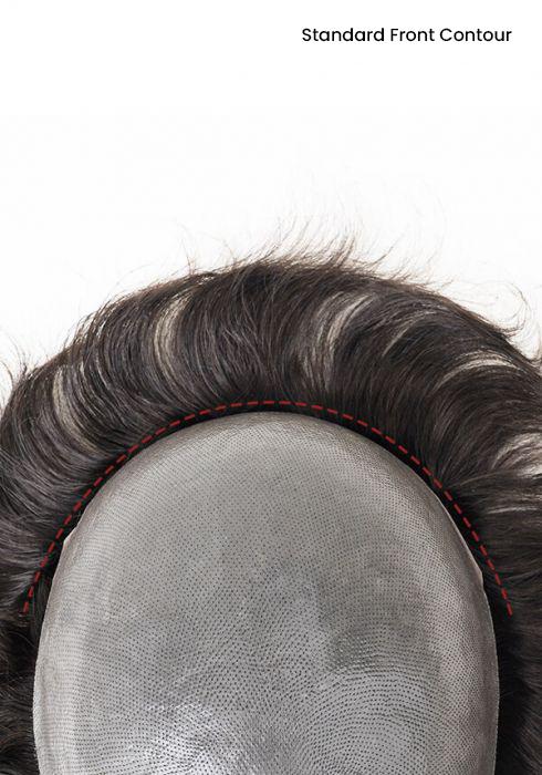 0.06mm Super Thin Skin Hairpiece Medium Density 