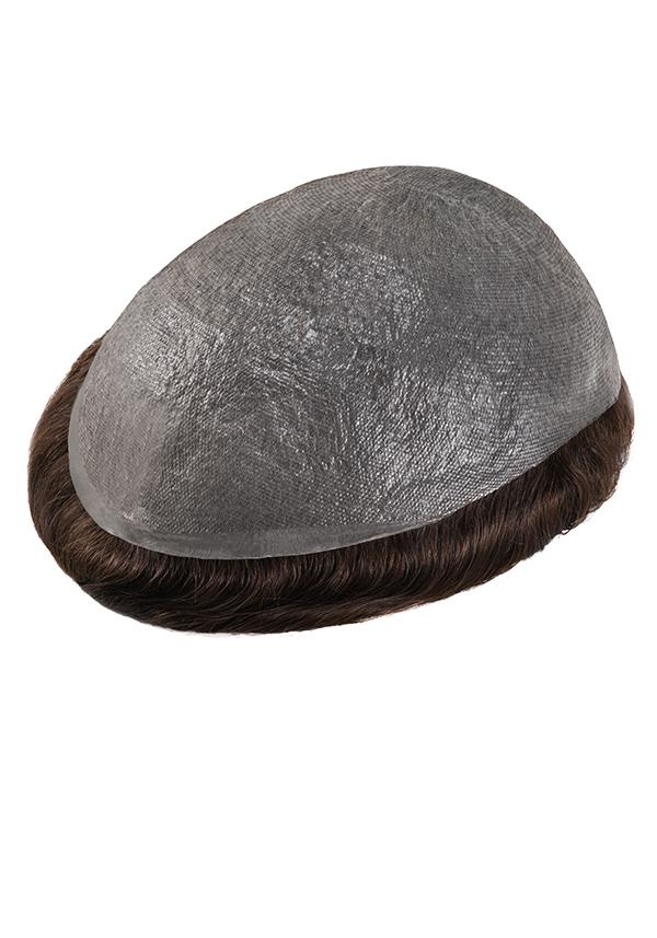 0.03mm Ultra Thin Skin V-looped Stock Men's Hairpieces - Celebs' Top Choice