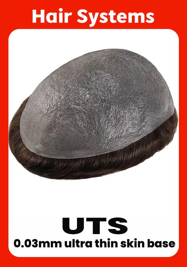 Ultra thin skin hair system