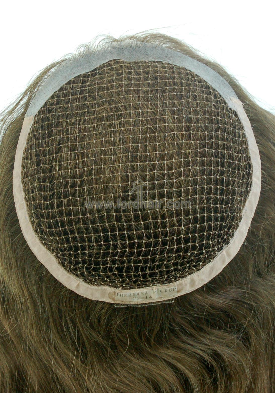 YJ583: PE Line with Thin Skin and Ribbon Base Indian Human Hair Integration System