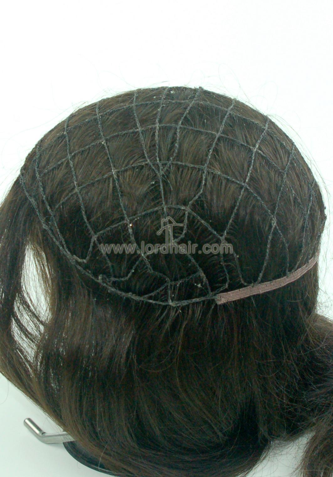 YJ621: PE Line Big Hole Base with Elastic Strap Human Hair Integration