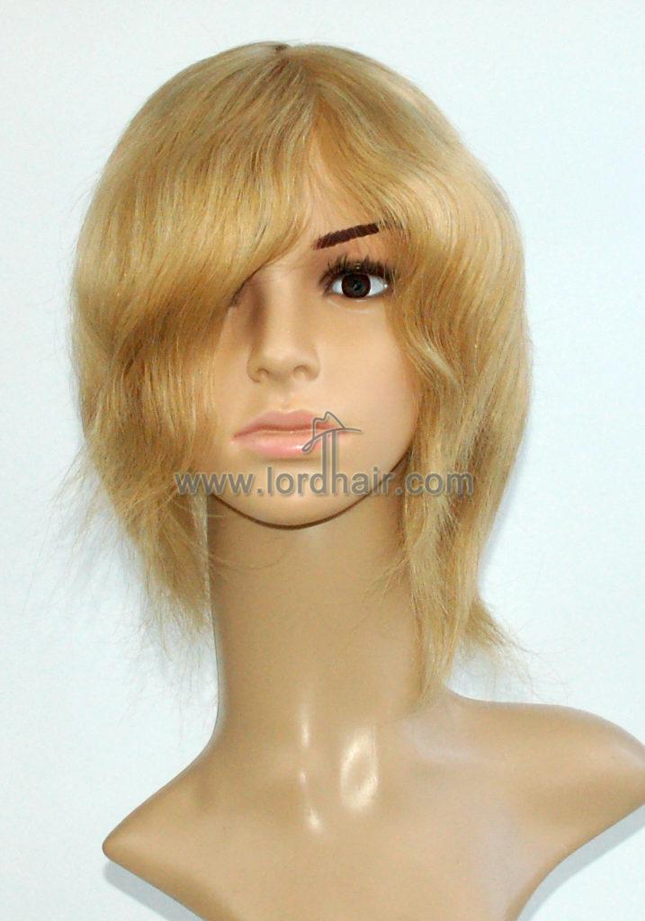 YJ643: Natural Looking Thin Skin Indian Human Hair Replacement System