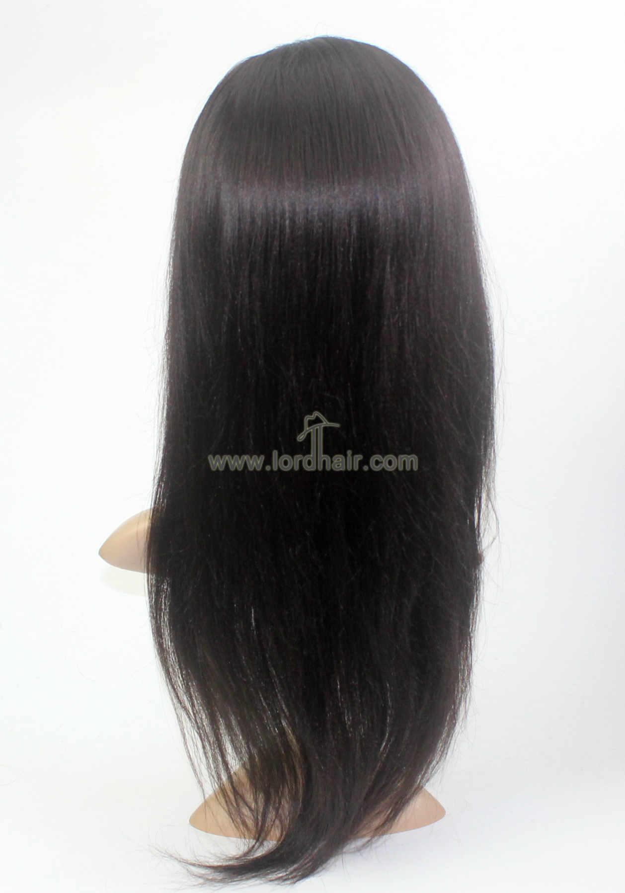 YJ914: Best Indian Human Hair French Lace with Thin Skin Hair System