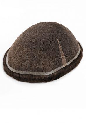 Full French Lace Hair Toupee Small Size 7 × 9