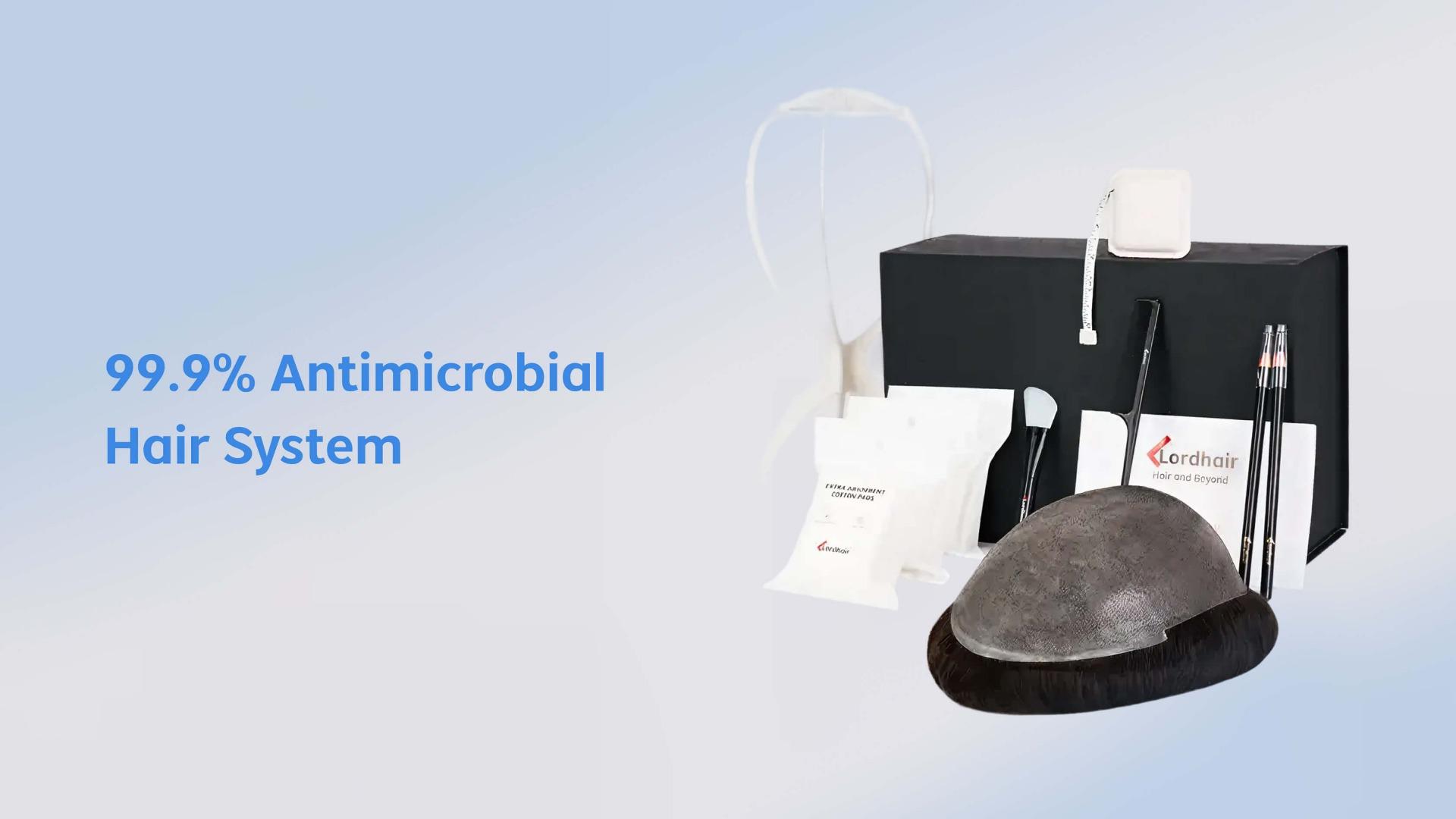 Upgraded Antimicrobial ZyroSen Hair System Essentials for New Users