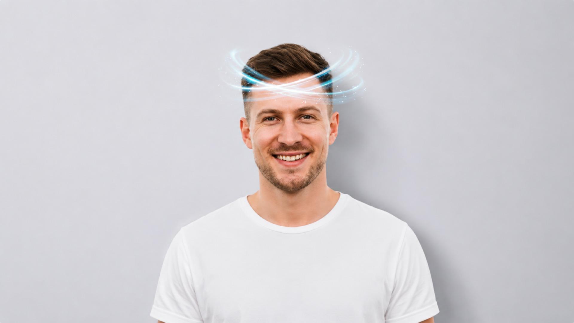 ZyroSen SuperSkin-VM | Antibacterial V-Looped Super Thin Skin Men’s Hairpiece with Medium Density