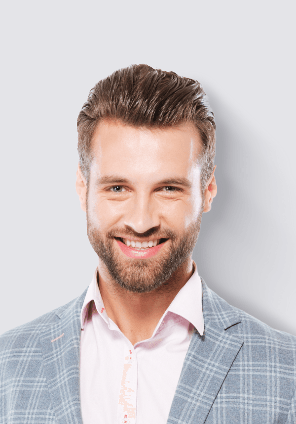 Quanta Remy | Remy Hair French Lace Front and Top with Skin Side Men’s Hairpieces