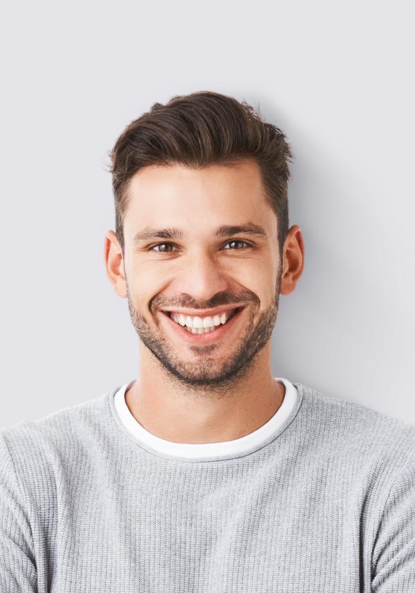 Euro Air | Full Swiss Lace Men’s Hair System with Light Density European Hair