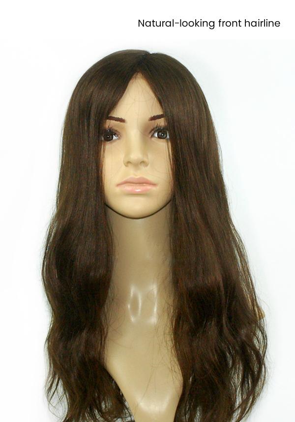 Natural Looking French Lace Front Human Hair System