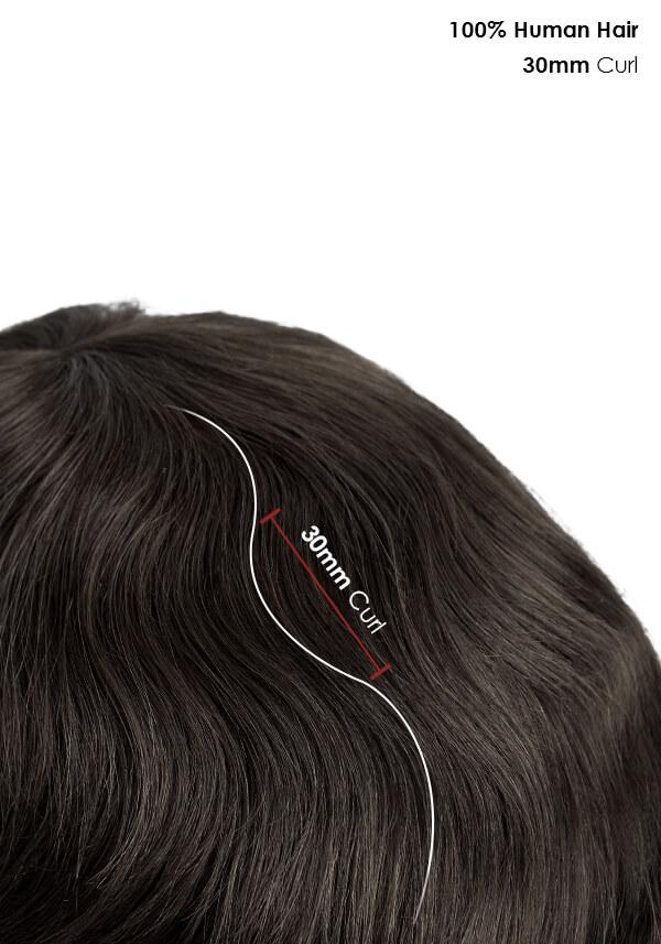 Injected Skin Hairpiece for Men