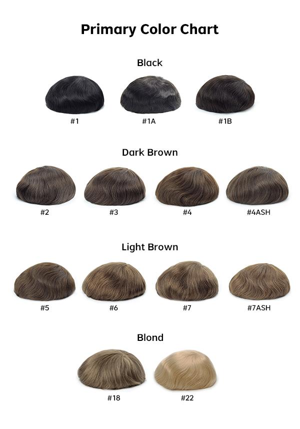 Lordhair Primary Color Chart