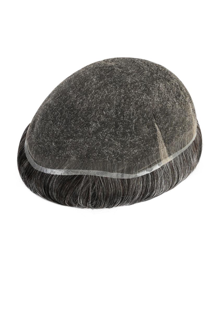 Super Fine Swiss Lace Hair System for Men - Soft, Airy Hold, 90% Density