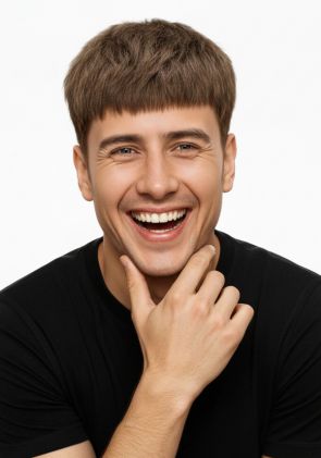 LD004 | Short Messy Hairstyle Ready-to-Wear Men's Hair System