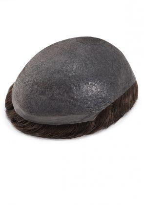 SuperSkin-V Silver | Gray Hair 0.06mm Super Thin Skin V-looped Hair System