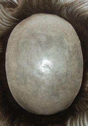 All skin with gauze base, hair replacement system, men's toupee