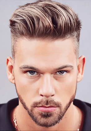 LD0052 | Pre-Cut Hairpiece with Slicked Back Hairstyle