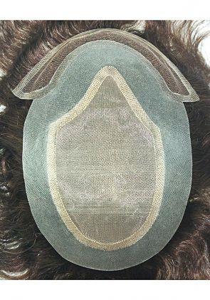 Super Fine Mono with Thin Skin and 1/4 Inch Lace Front Hair Systems for Men