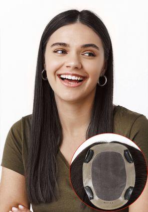 Marissa | Fine Mono Top and NPU Perimeter Women Hairpiece