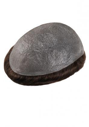 UTS Silver | Gray Hair 0.03mm Ultra Thin Skin V-looped Men's Hairpieces