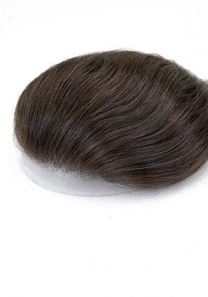 UTS Brushback | Ultra Thin Skin V-looped Stock Mens Hairpieces with Brush Back Hair Style