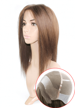 French Lace with Stretch Mesh Poly Coating Anti-slip Silicon Wig