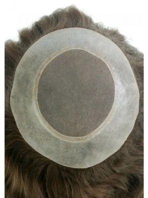 Fine Mono and Skin Perimeter 100% Indian Human Hair Women Hair System