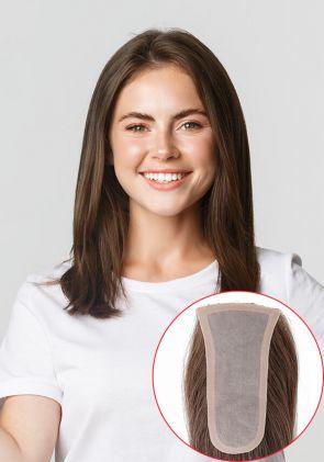 Natural Silk-Top Womenโs Wiglet with 100% Virgin Hair