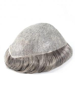 ZS-T3 | 0.06mm Super Thin Skin Base with Grey Human Hair