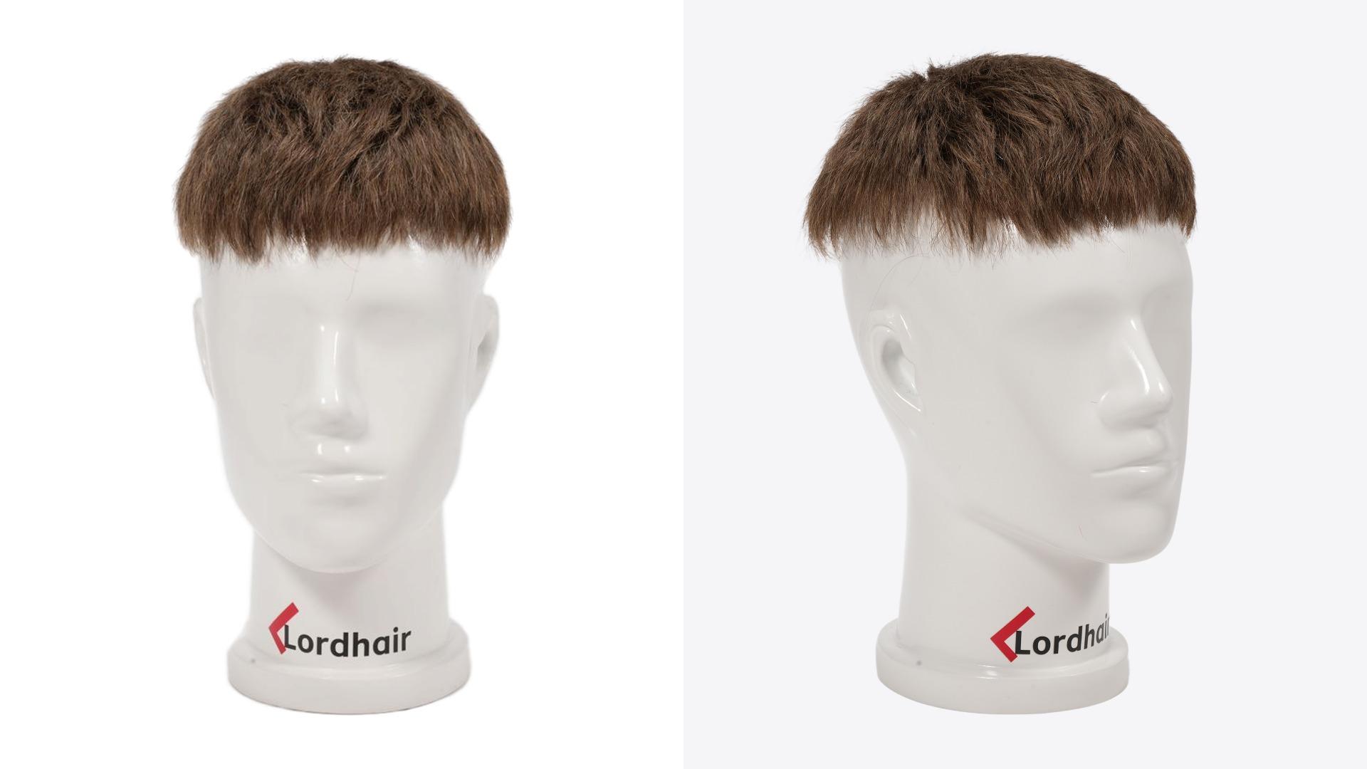 LD004 | Short Messy Hairstyle Ready-to-Wear Men's Hair System