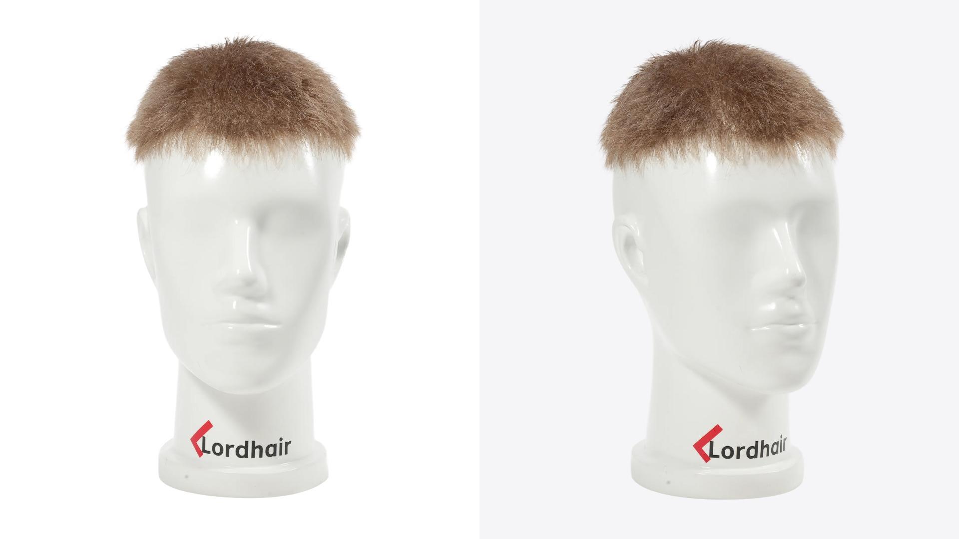 LD0082 | Pre-Cut Men's Hair System with Buzz Cut Hairstyle