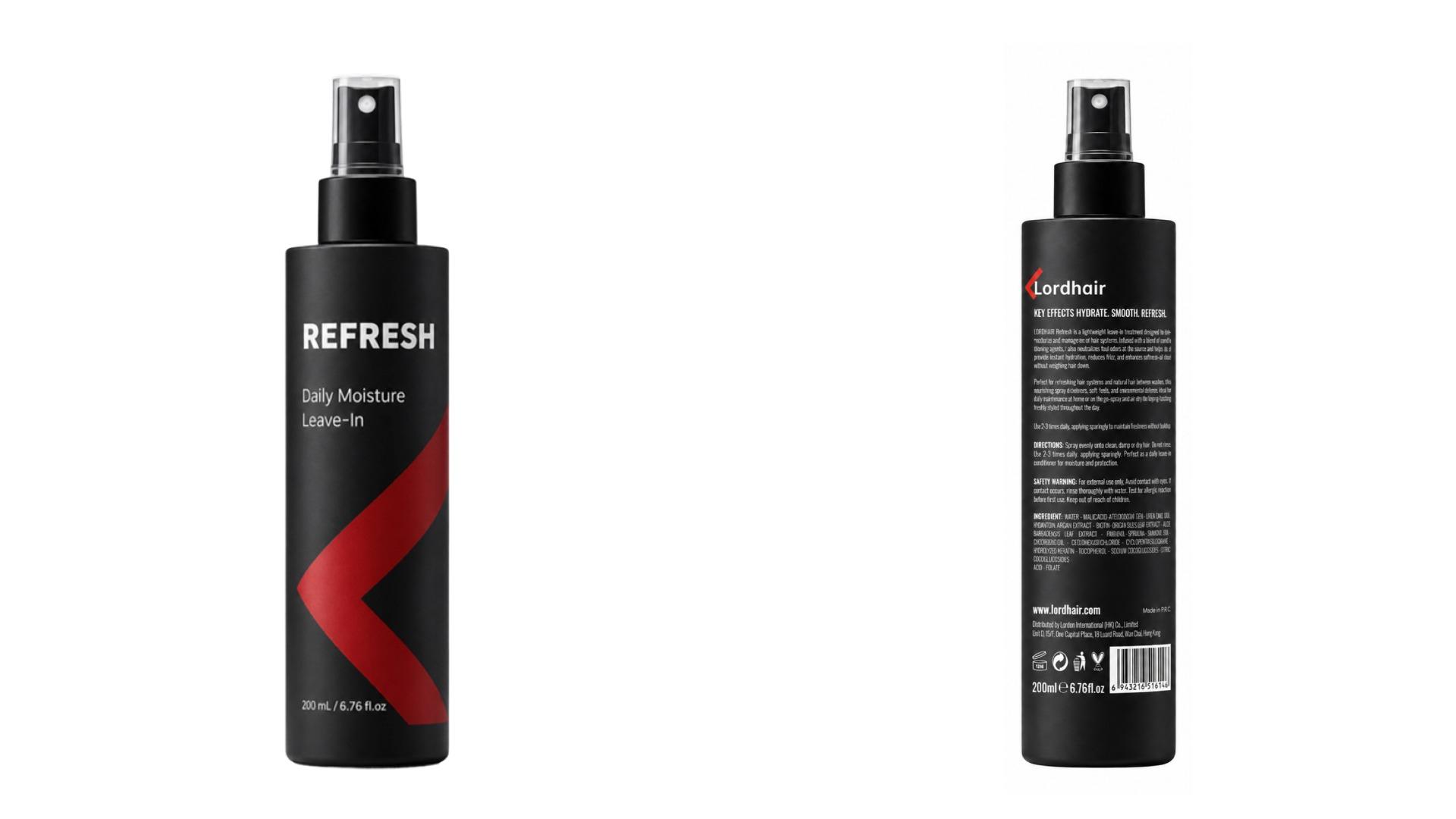 REFRESH | Daily Leave-In Spray for Hair Systems | Heat & Sweat Protection (US Only)