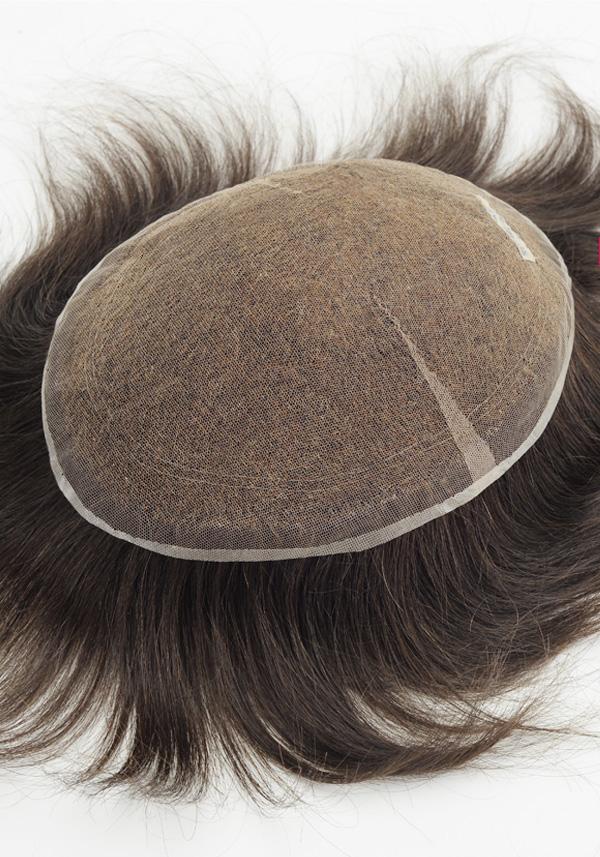 Full Super Fine Swiss Lace Hair Replacement System