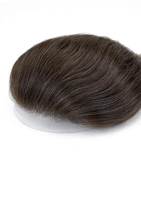 UTS Brushback | Ultra Thin Skin V-looped Stock Mens Hairpieces with Brush Back Hair Style