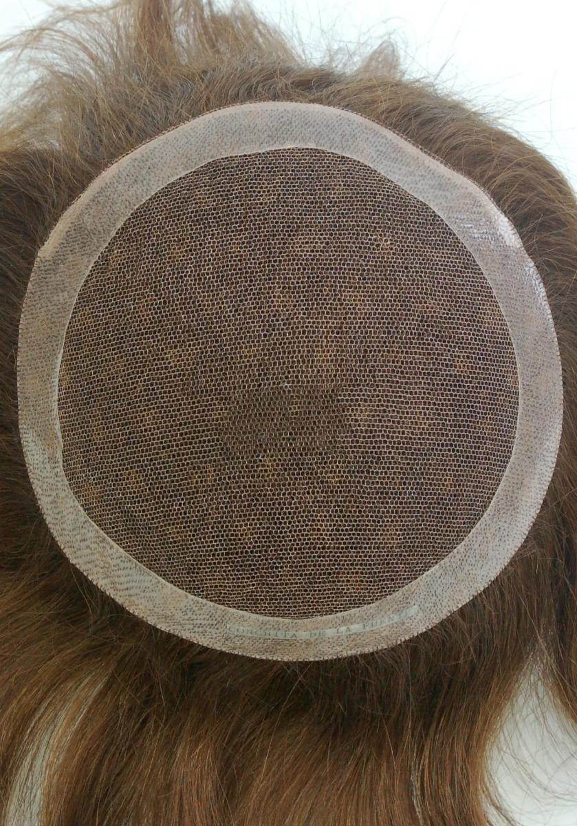 Breathable French Lace with PU Patch Base Human Hair System