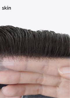 Skin hair system base