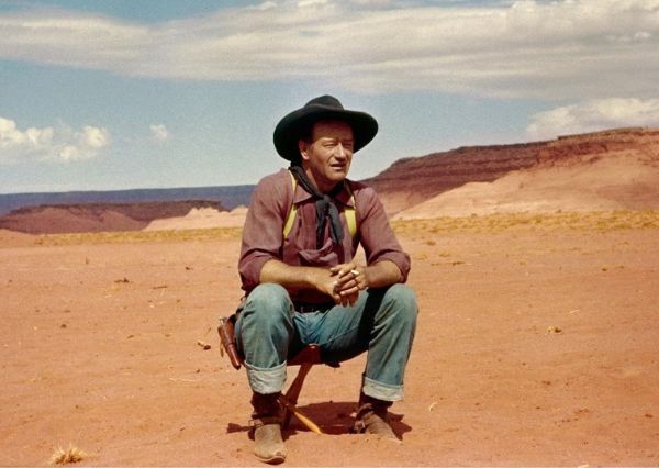 John Wayne bald