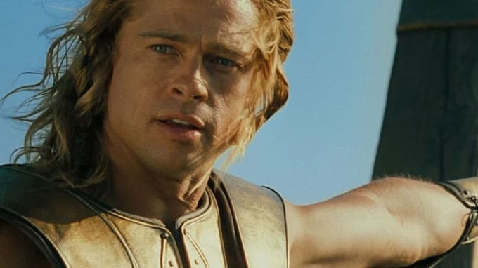 Brad Pitt with toupee