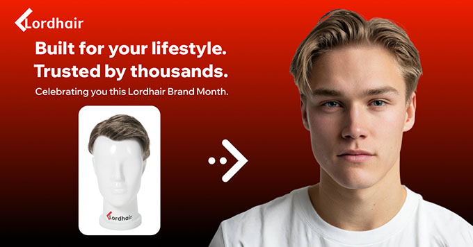 Lordhair Brand Month Hair System Sale banner