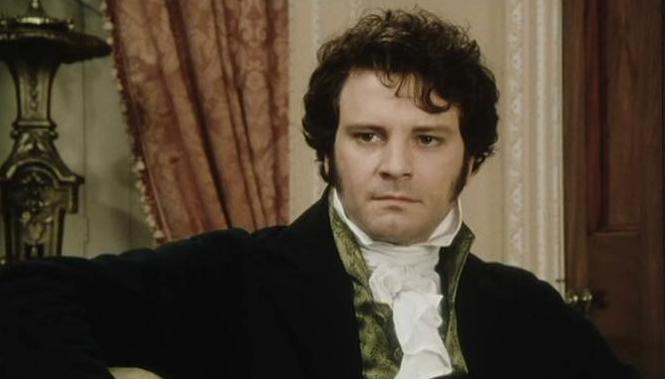 Colin Firth as Mr. Darcy in Pride and Prejudice Film